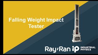 RayRan Universal Falling Weight Impact Tester  Material Evaluation [upl. by Cynara]