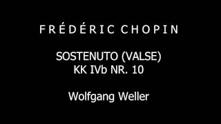 Chopin Sostenuto Valse KK IVb Nr 10 Wolfgang Weller 2014 [upl. by Keen314]