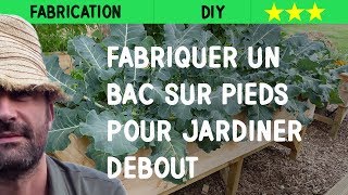 Fabriquer un potager sur pieds pour jardiner debout [upl. by Betthezul]