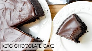 Easy Keto Chocolate Cake  THE BEST KETO CHOCOLATE CAKE RECIPE [upl. by Mathis]