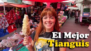 Explorando un Tianguis en México por Primera Vez ¡Increíble Experiencia 🇲🇽 [upl. by Noraed43]