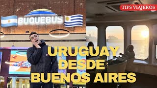 ⛴️ ASI SE VIAJA A 🇺🇾URUGUAY EN BUQUEBUS DESDE ARGENTINA🇦🇷 RE FACIL [upl. by Mitzi]