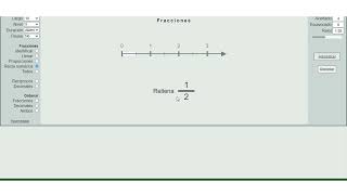 Ubicación de fracciones en la recta numérica con thatquiz [upl. by Consuela]