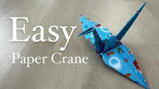 How To Make a Paper Crane  Origami Crane Step by Step  Easy Tutorial [upl. by Fletcher147]