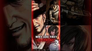 Why Ackerman so strong ❓❓❓🤔🤔demonslayer attackontitan aot anime shorts explain levi [upl. by Oicram]