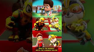 Real Spider Rubble vs Jet Rubble vs Ryder vs Firefighter Rubble 4 pawpatrol tileshop shorts [upl. by Wait]