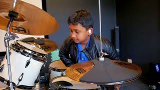 Aadyah grade 3 drums rockschool [upl. by Ahseral]