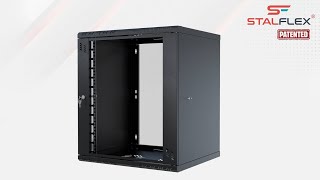 HU RACK szekrény Standard 19 12U 450 sticla neagra [upl. by Aihtennek]