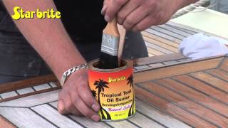 87916 Tropical Teak Oil Sealer [upl. by Dlaner]