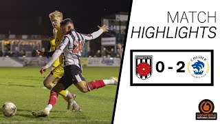 HIGHLIGHTS  Chorley 02 Chester FC [upl. by Zabrine766]