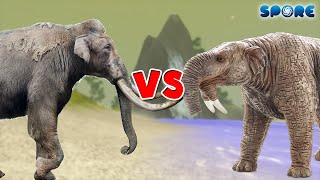 Steppe Mammoth vs Deinotherium  Cenozoic Beast Deathnatch S1E1  SPORE [upl. by Yrrah]