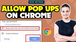 Block or allow popups in Chrome 2024  Turn Off PopUp Blockers [upl. by Uoliram]