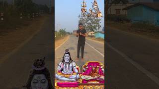 Bhole nath ji ko jamin pe girne se bacha liya youtube shots [upl. by Savick]