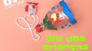 DIY Dia da Criança Brinquedo com material reciclado  BILBOQUÊ [upl. by Ngo979]