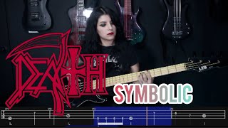 Death  Symbolic BASS COVER amp TABS [upl. by Luttrell]