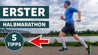 Wie du deinen ersten Halbmarathon läufst  5 Tipps [upl. by Audie]