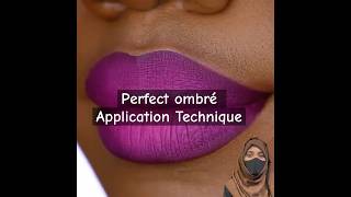 quotPerfect Ombre Lips Tutorial in Hindiquot  StepbyStep shorts makeup [upl. by Louth]