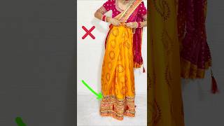 Broad border saree Draping tutorial saree rekhamishra sareedraping [upl. by Seaden]