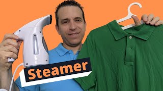 Handheld Steamer For Clothing 2021 Review And Demo [upl. by Sotnas]