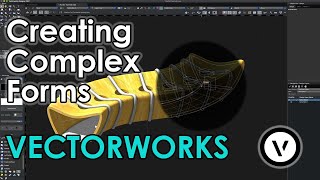 Creating Complex Forms in Vectorworks Using NURBS Modelling 4K [upl. by Burkhart999]