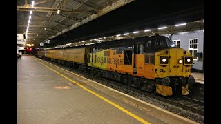 37099 heads west through Newton Abbot on 3Q52 Network Rail Test Train 300822 [upl. by Hamilton783]