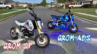 HONDA GROM ABS vs HONDA GROM SP  HANGING OUT WITH YOUTUBER TINEZ TV [upl. by Zitella576]