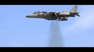 VERTICAL TAKEOFF Harrier Jump Jet  HD video VSTOL [upl. by Browning]