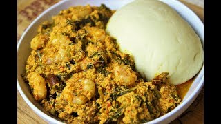 HOW TO MAKE FUFU  Nigerian Food Recipes [upl. by Neerihs]