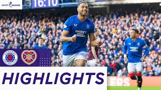 Rangers 50 Heart of Midlothian  Gers Stun Hearts With Five  cinch Premiership [upl. by Mirielle]