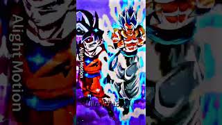 Red seraphim goku vs stardust gogeta  goku dragonball anime vsedit dbs dbz dragonballsuper [upl. by Sad]