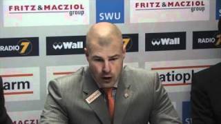 Pressekonferenz Ulm vs Braunschweig [upl. by Hughes]