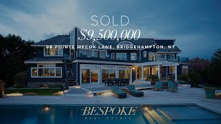 98 Pointe Mecox Lane Bridgehampton  Hamptons Real Estate [upl. by Notgnihsaw]