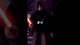 Yoda Vs Darth Sidiousshorts edit starwars [upl. by Coke]