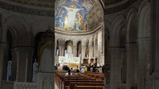 Por dentro da BASÍLICA SACRE COEUR em Paris [upl. by Ahseyn]