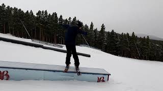 Breckenridge Ski Resort  Park Lane Terrain Park [upl. by Aihseyn]