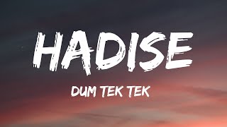 Hadise  Düm Tek Tek Lyrics [upl. by Lemraj830]