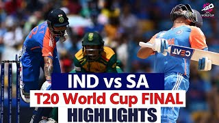 India vs South Africa Final Highlights  IND vs SA T20 World Cup 2024 Final Match Full Highlights [upl. by Gus]