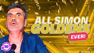 EVERY Simon Cowell GOLDEN BUZZER on AGT from 20162024 [upl. by Eiramlehcar]