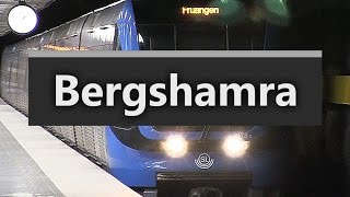 Bergshamra Station på Stockholms Tunnelbana [upl. by Nevad]