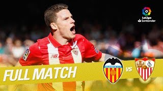 Full Match Valencia CF vs Sevilla FC LaLiga 20152016 [upl. by Halden]