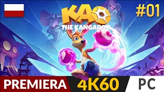 Kangurek Kao 2022 🦘 odc1 🪙 Polski kangur powraca  Kao the Kangaroo PL  Gameplay 4K [upl. by Oiciruam]