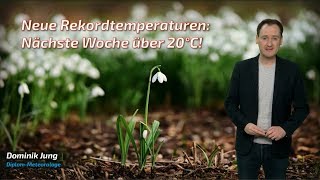 Unglaublich Neue Rekordtemperaturen in Sicht Nächste Woche über 20 Grad warm Mod Dominik Jung [upl. by Acirehs]