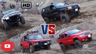 Extreme 4X4 Challenge Range Rover VS Jeep VS Toyota [upl. by Benkley580]