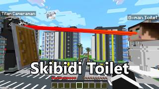 Skibidi Toilet Portrayed by Minecraft [upl. by Yziar]