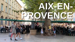 AIXENPROVENCE Walking Tour 4K [upl. by Kingsley]