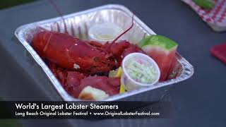 Long Beach Original Lobster Festival  Worlds Largest Steamers [upl. by Alduino]