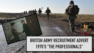 A British army recruitment advert from 1974 quotThe Professionalsquot [upl. by Aonian]