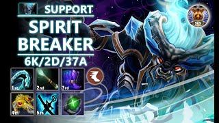 Spirit Breaker Soft Support  736c  astral Pos 4 SB BULL RUSH Facet  Dota 2 Immortal Gameplay [upl. by Wilda882]