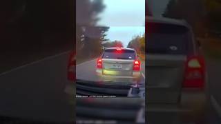 2 Insane Road Ragers on a Country Road dashcam crash road [upl. by Romanas]