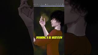 Drawing a BL WEBTOON processwebtoon manhwa manhwaedit [upl. by Dnalloh]